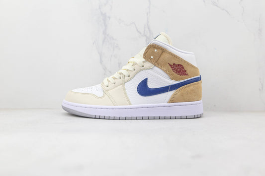 Jordan 1 Mid Tan Suede - 