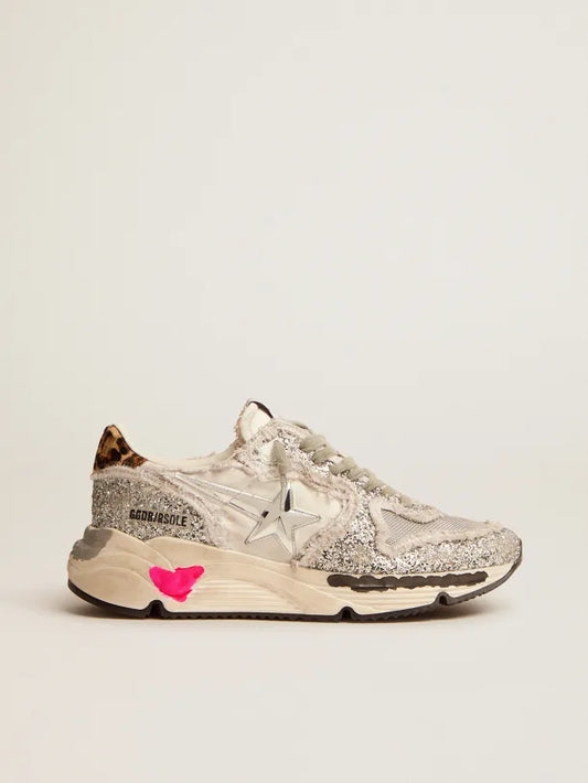 Golden Goose Running Sole - Blanc / Gris