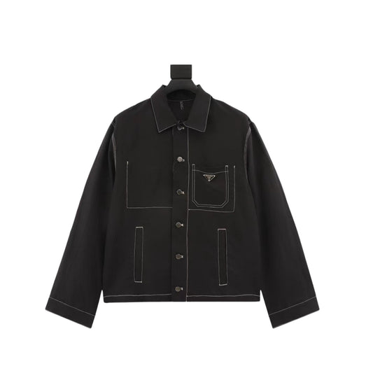 Veste en jeans Prada - Noir