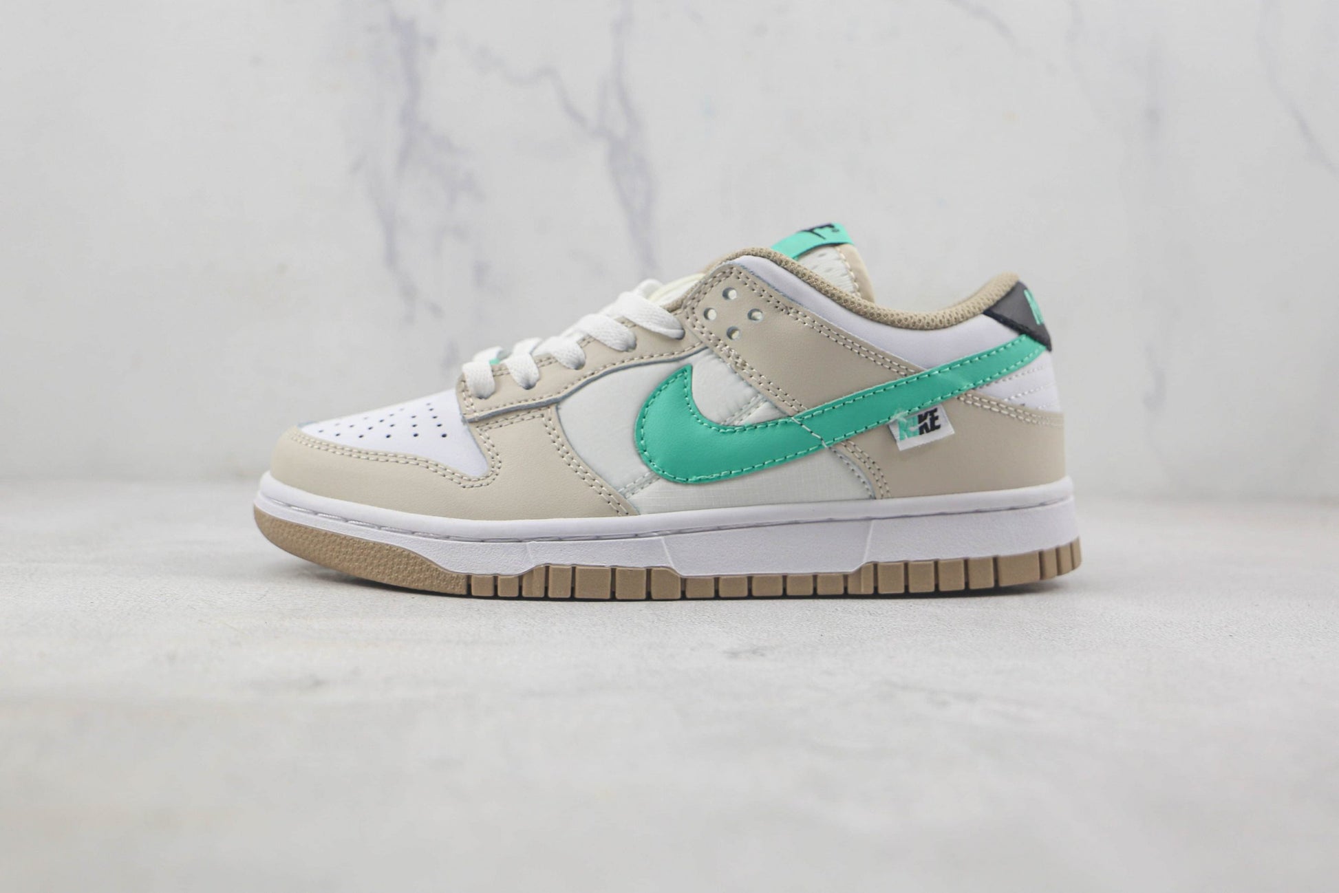 Nike Dunk Low Split Seam White Tan Mint - 