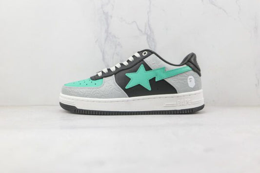 Bape A Bathing ape sta low - blanc / noir / gris
